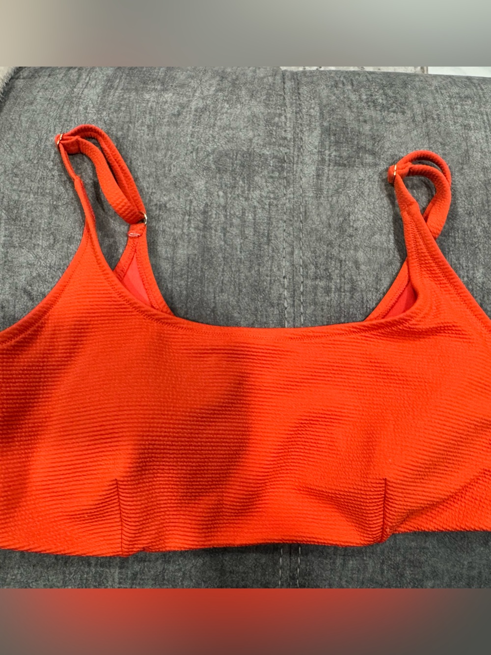 Orange Women's bikini top